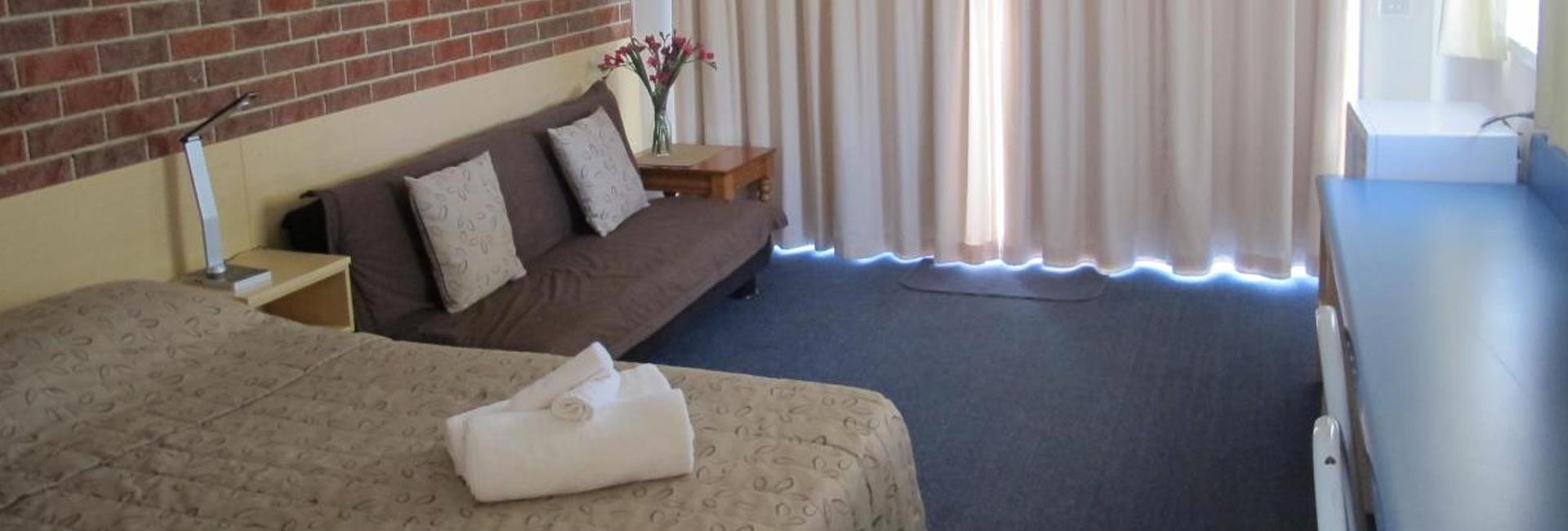 Warm photo — motel garden or a relaxed room